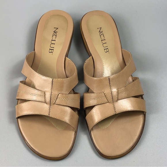 NCCLUB Tradition Women’s Cream Sandals Size 8.5 - Picture 2 of 7